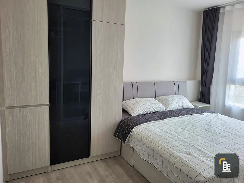 Condo for sale, Niche Mono Ramkhamhaeng, nice room, good size, fully furnished, high floor, beautiful view, don't miss it