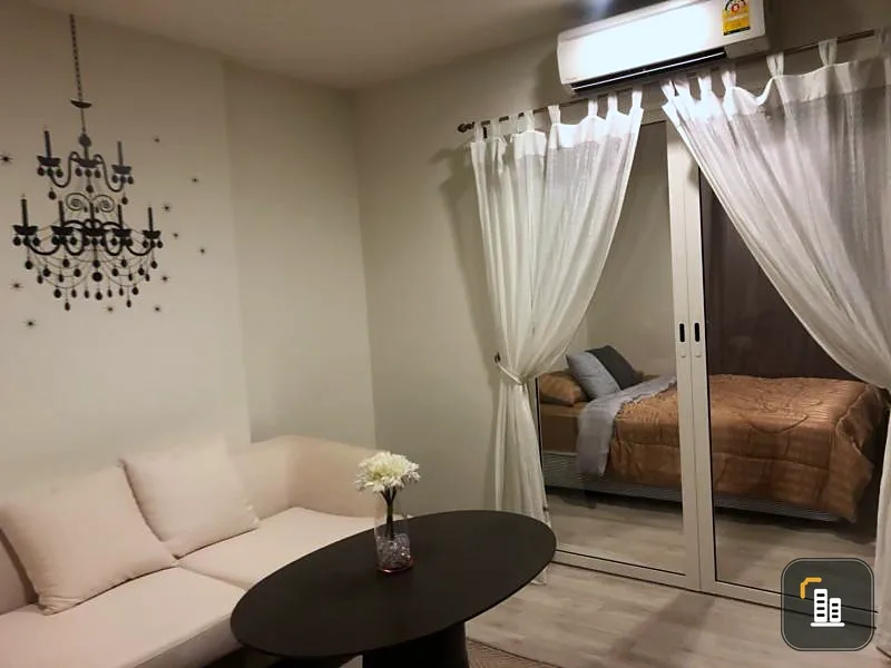 Condo for sale, Chambers Chaan, Ladprao-Wang Hin, 1 bedroom, furnished, ready to move in, fully furnished, great view, don't miss it.