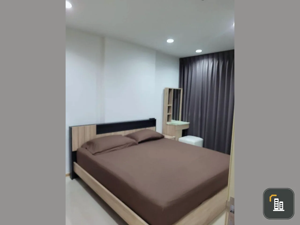 For rent!! Condo The Base Rama 9 - Ramkhamhaeng, 9th floor, unblocked view, fully furnished, just bring your bags and move in!!