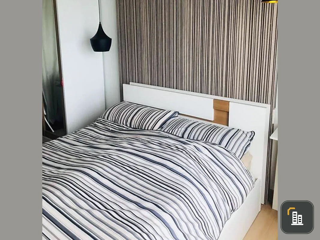 Selling cheap!! The Nice ID, Ladprao, Wang Hin, size 34 sq m., 8th floor, very beautiful room decoration, wall mounted, urgent.