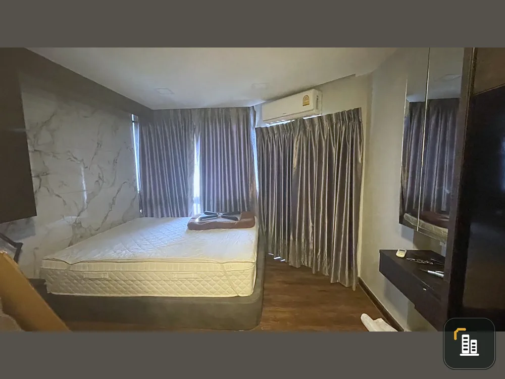 For rent, Swift condo, ABAC Bangna, nice room, spacious size, good box, built-in furniture, great price, don't miss it.