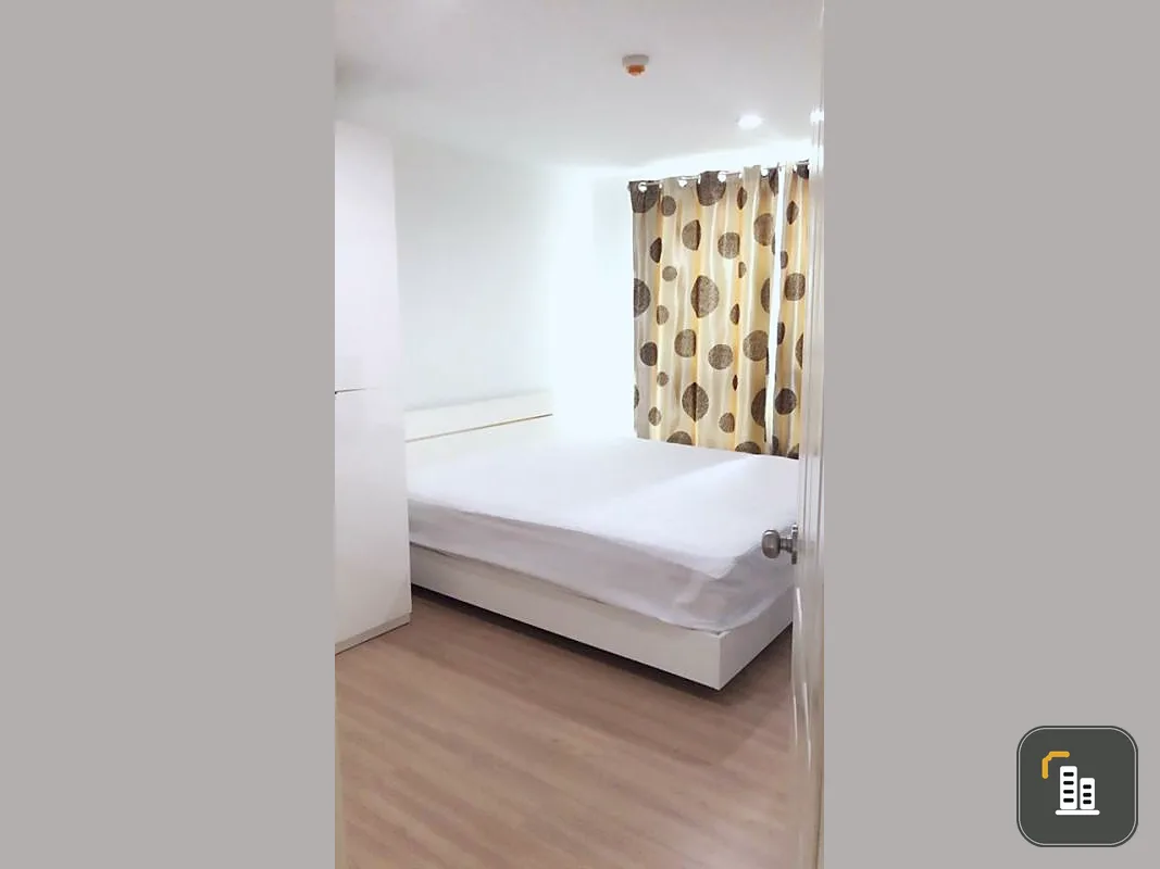 Quick sale, The Niche ID Ladprao Wanghin, balcony size overlooking the main road. East facing room, comfortable breeze, book now.