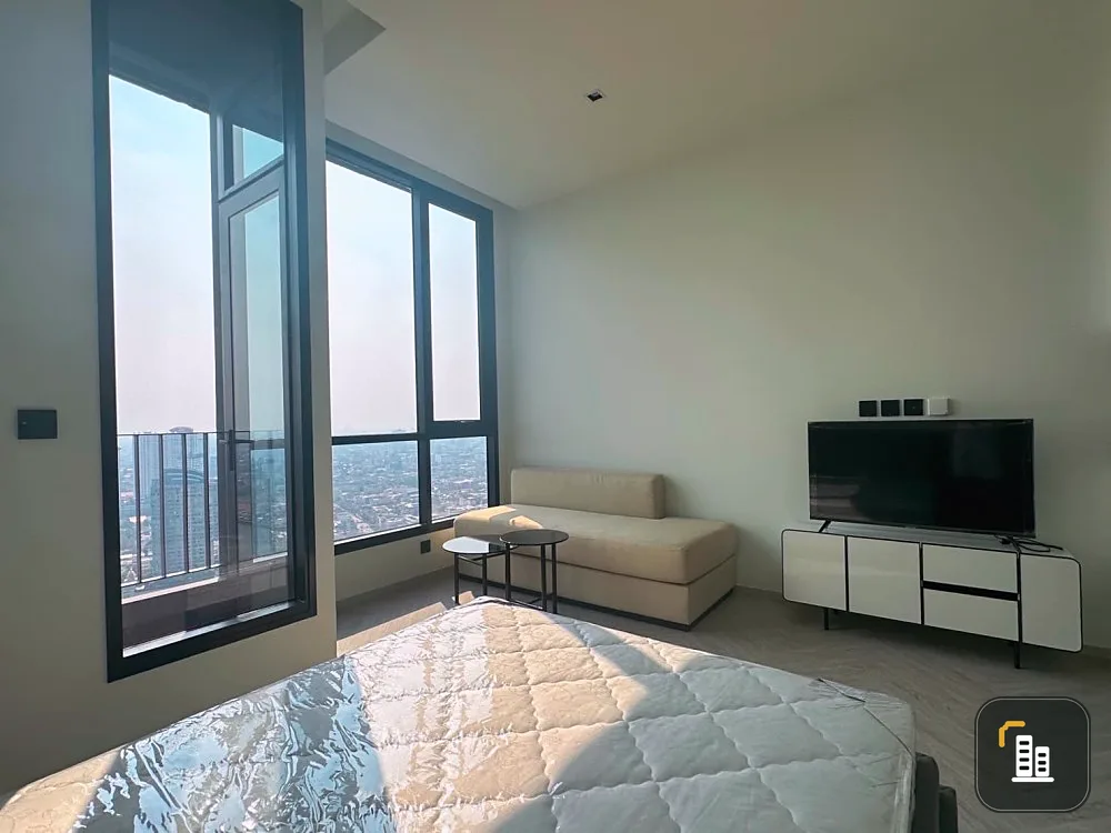 Condo for rent, Chapter Charoennakorn Riverside, nice room, modern style Complete electrical appliances. Hurry up to reserve.