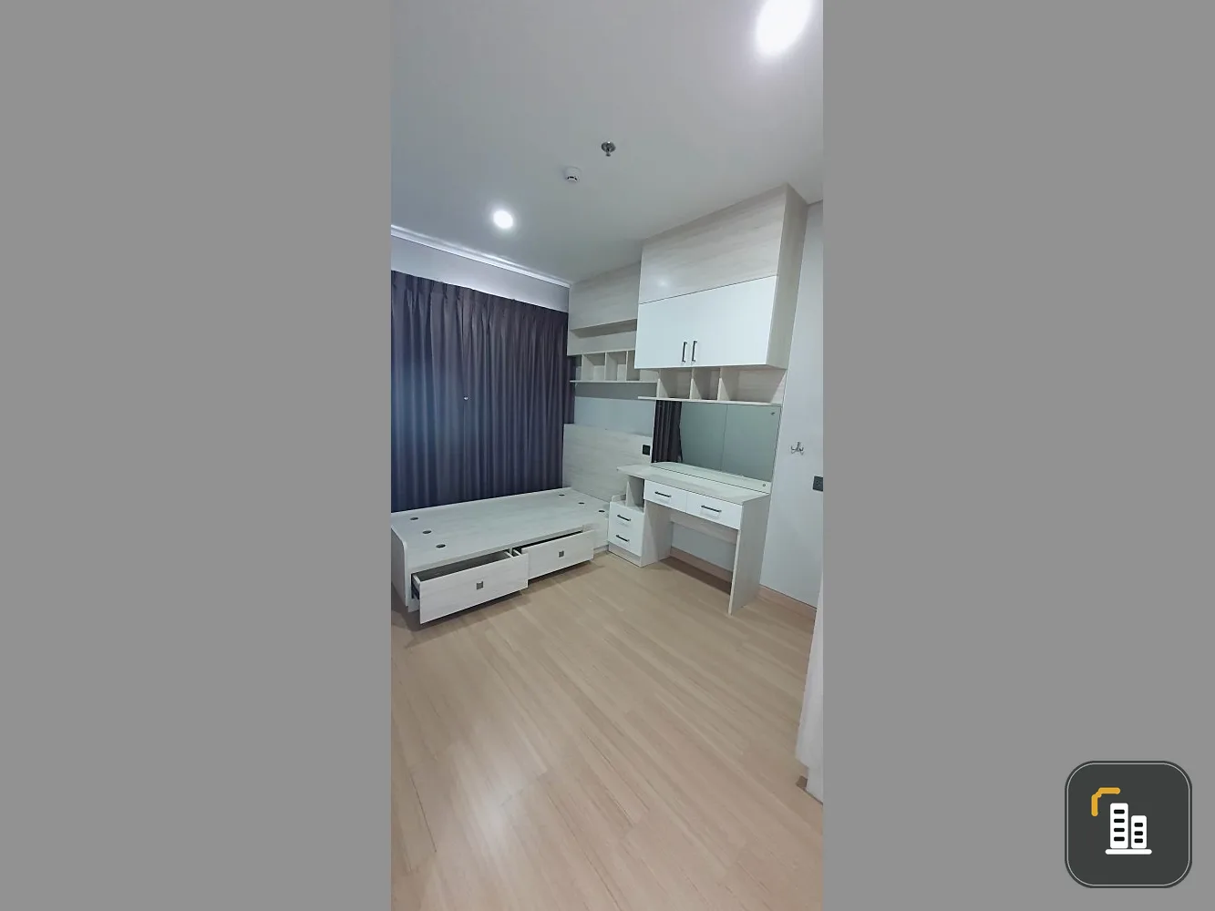 Condo for sale, Lumpini Suite Din Daeng, 1 bedroom, 1 bathroom, built-in, ready to move in, don't miss it, hurry up and book.