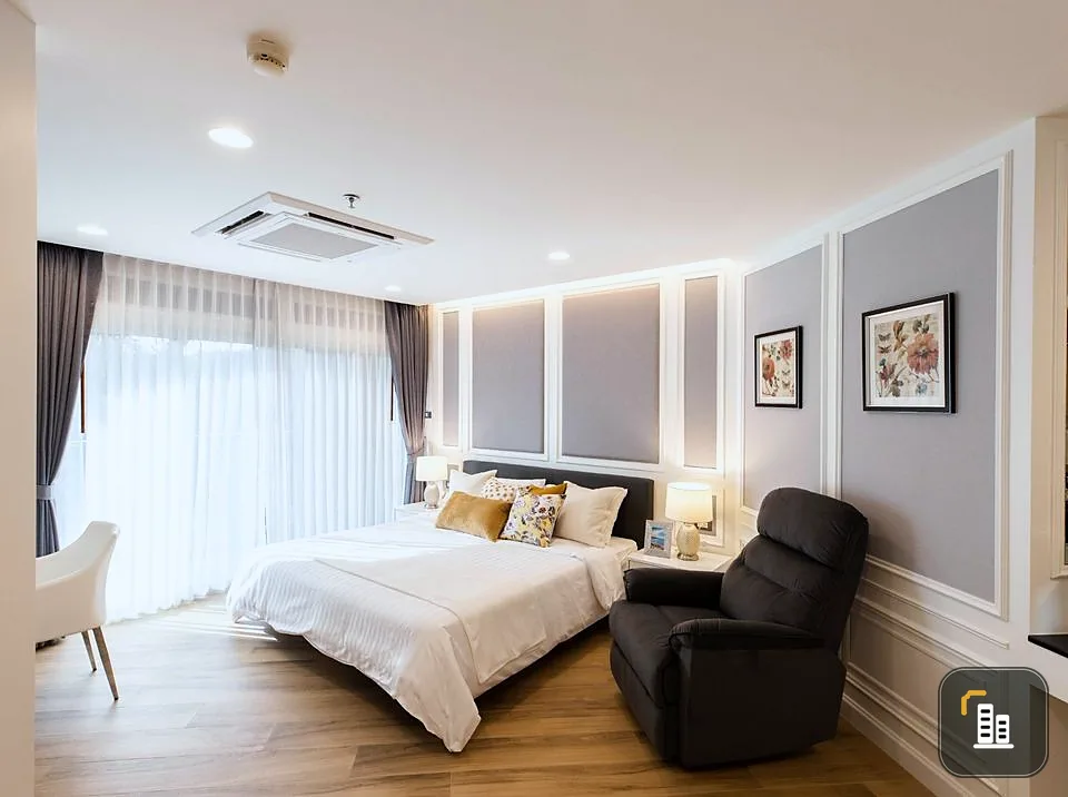 Belle Grand Rama 9 for sale, large room, beautiful decoration Premium grade furniture. Reserve first, stay first.