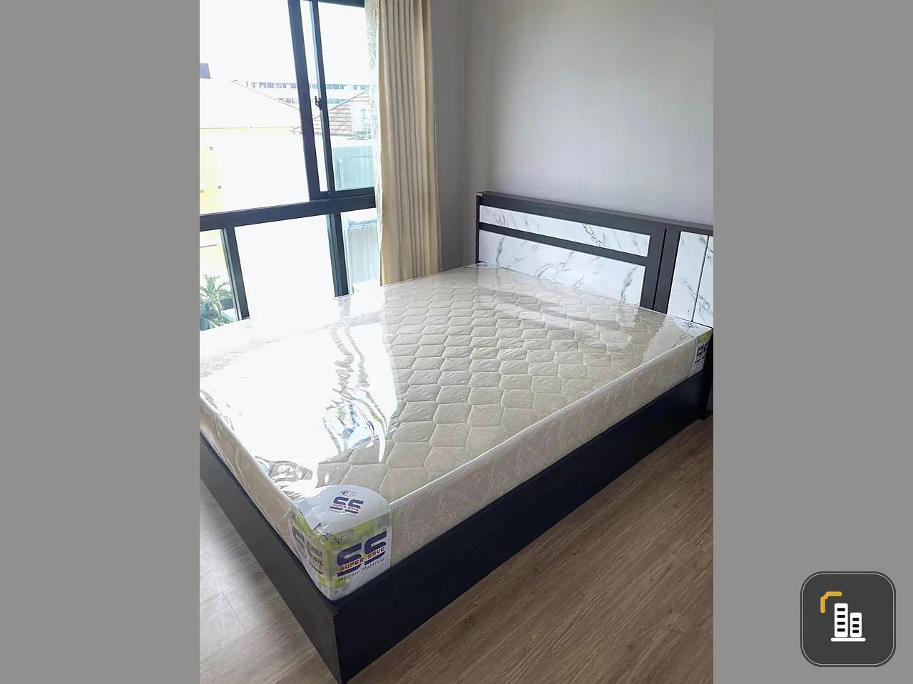 Condo Hallmark Ngamwongwan for sale, 1 bedroom, 1 bathroom, complete furniture and electrical appliances, don't miss it.