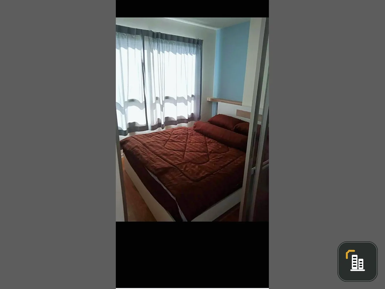 Condo for sale, Lumpini Ville Nakhon In River View, nice room, fully furnished + electrical appliances, high view, book now