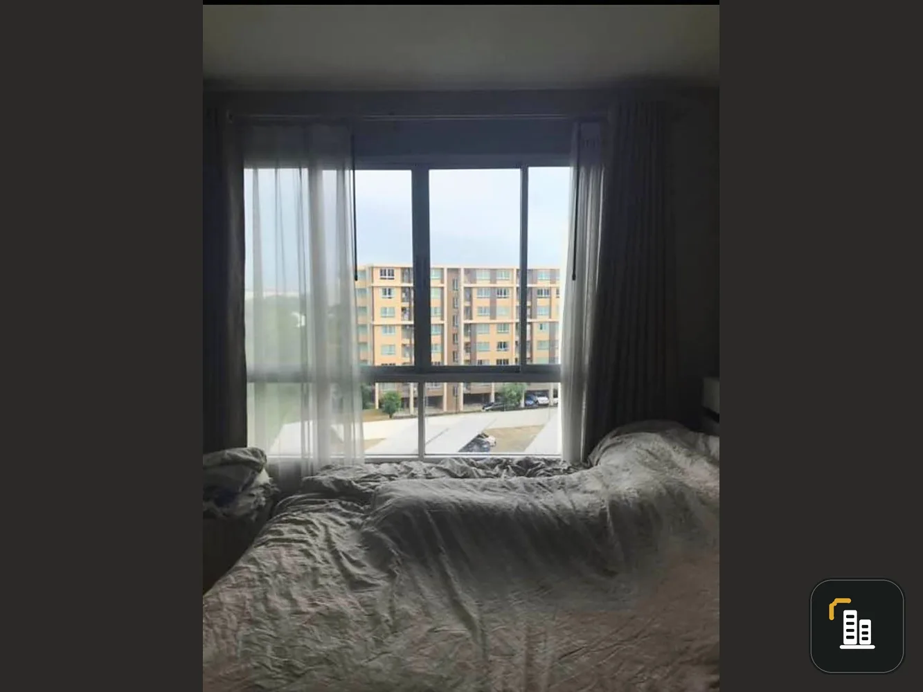 For rent, D Condo Campus Rangsit Phase 2, Building A, 7th floor, spacious room, fully furnished, ready to move in. Book now.