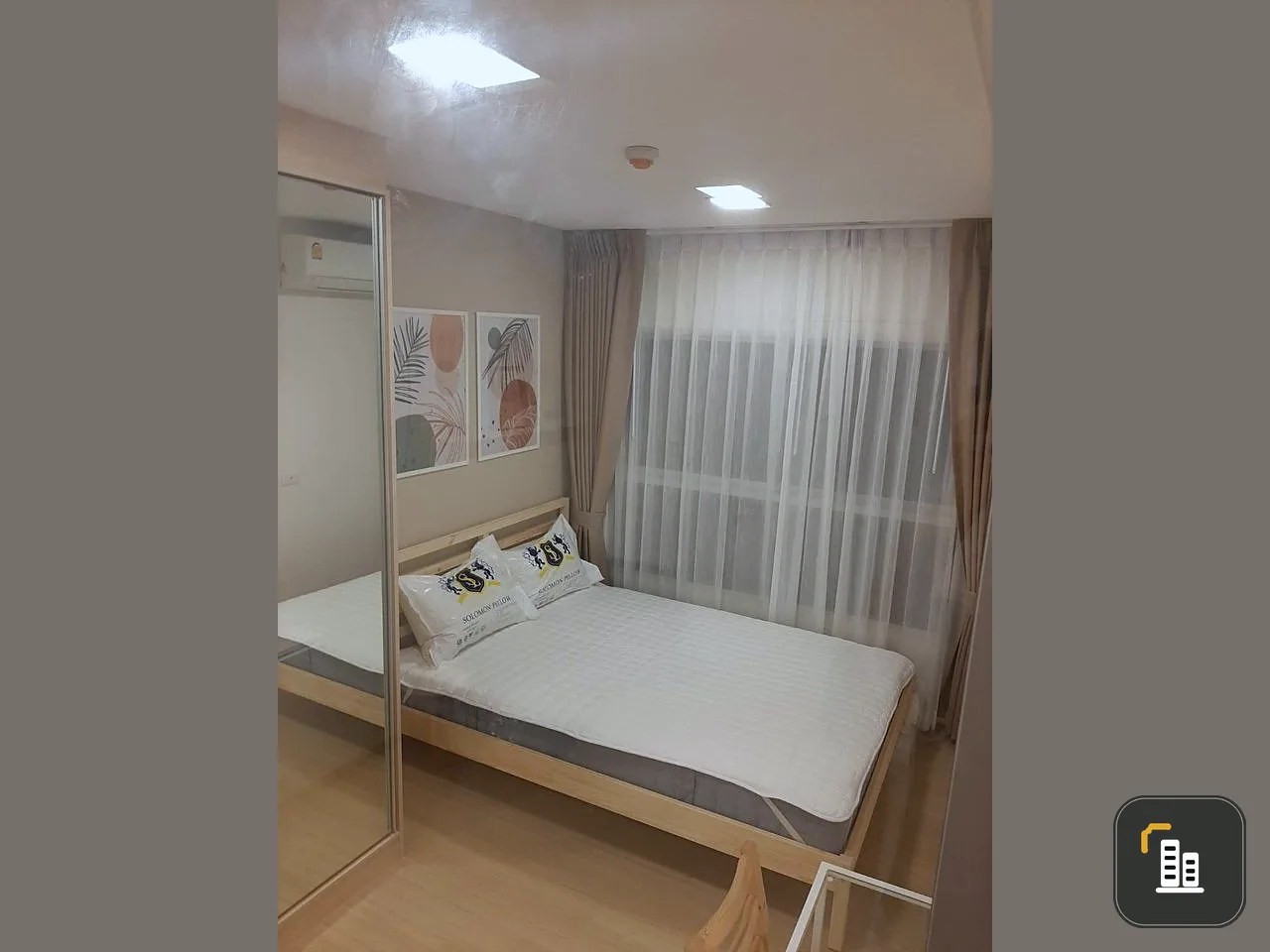 For rent, Plum Condo Park Rangsit, 3rd floor, pool view, partition room, beautifully decorated, ready to move in. Say you shouldn't miss it.