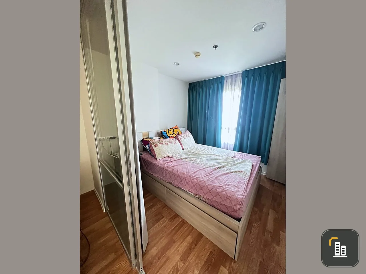 For sale, Lumpini Ville Nakorn In-River View, 1 bedroom, 10th floor, clear view, clear view. Affordable price. Book now.