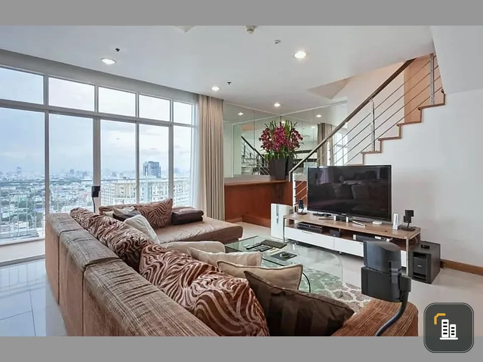 Condo for sale, The Complete Ratchaprarop, luxury looking room, fully furnished, beautiful view, book now.