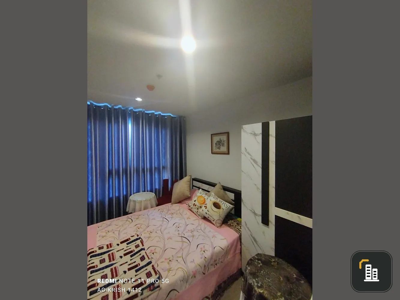 For rent, Ideo Charan 70 - Riverview, 10th floor, river view, fully furnished. There is also a washing machine. Book now.