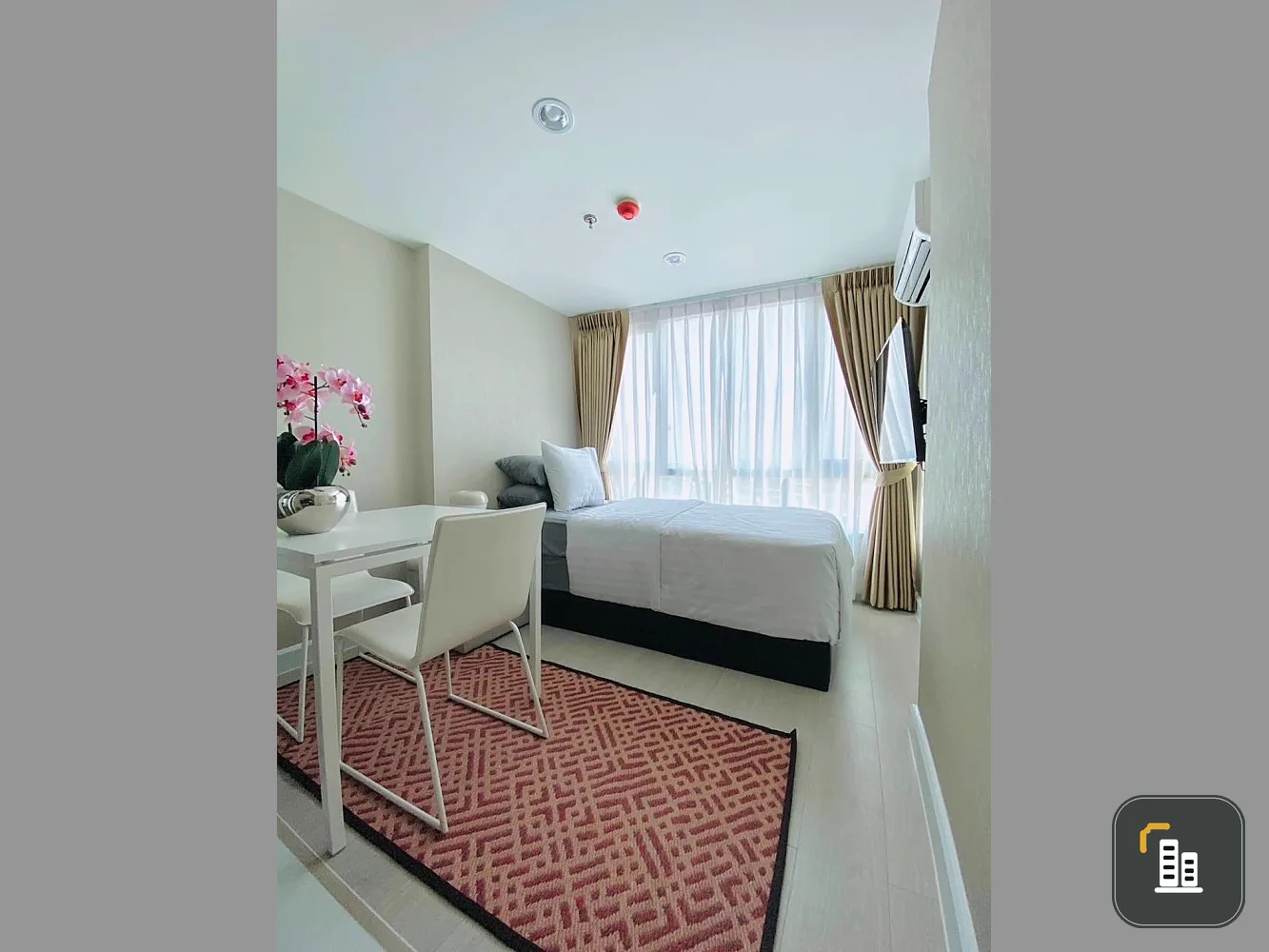 Condo for rent, Metro Sky Prachachuen, nice room, good size, minimal color scheme, high floor, good price, hurry to book