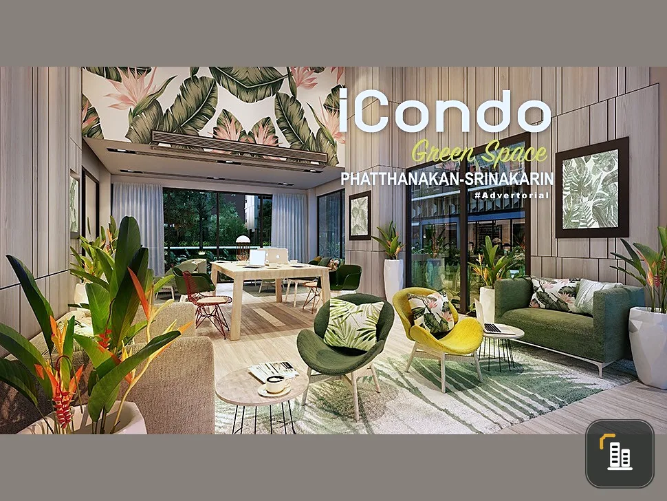 Sell down payment!! i Condo Green Space Phatthanakan - Srinakarin New condo, good location Hurry up to reserve and be the owner!!