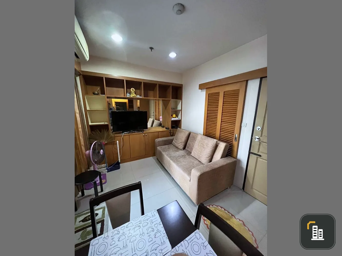 Condo for sale, Pathumwan Resort, 2 bedrooms, 1 bathroom, fully furnished, high view, book now.