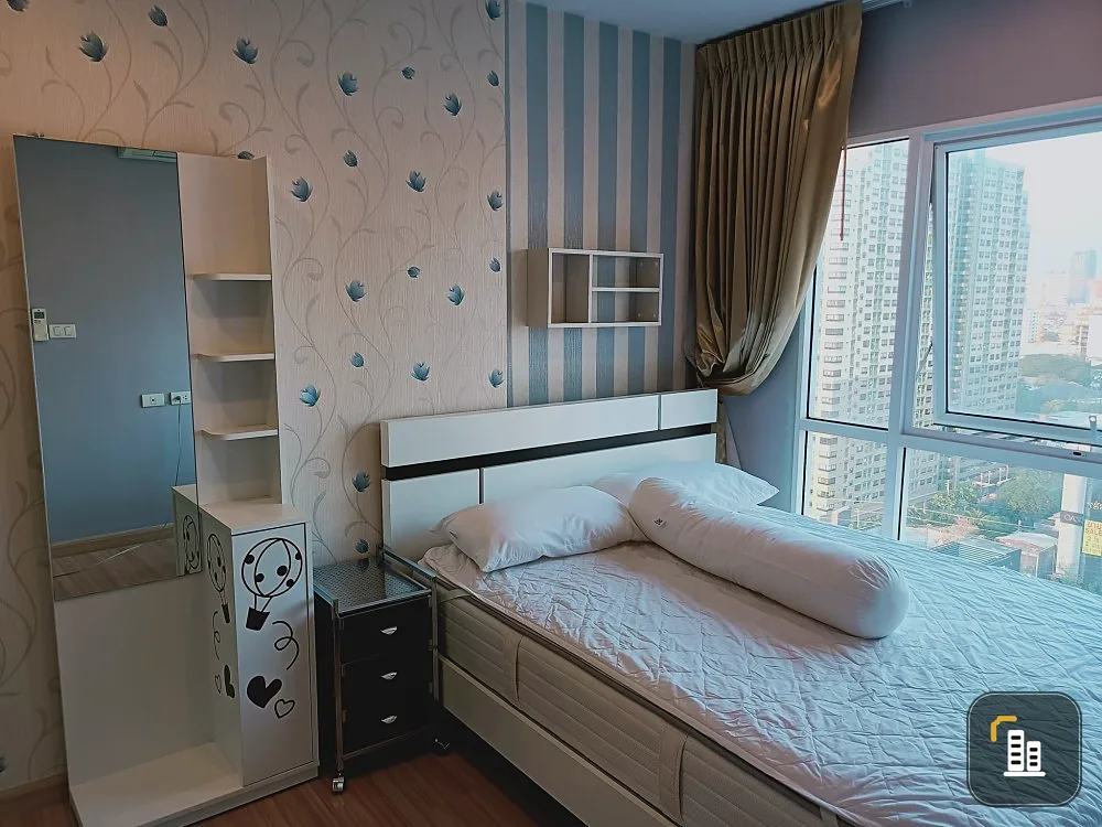 Condo for rent, Bangkok Horizon Ratchada-Thapra, nice room, well proportioned, fully furnished, 17th floor, hurry to book