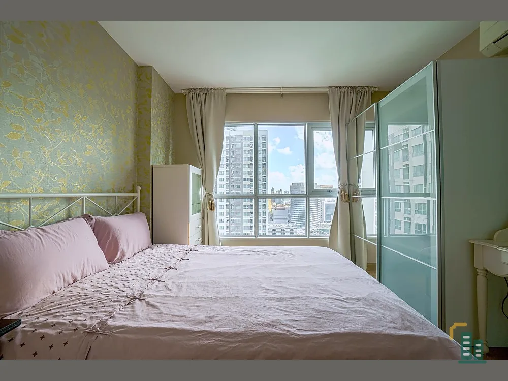 For sale, The Aspire Rama 4, 23rd floor, corner room, beautiful room, fully furnished, hurry up and book now, don't miss it, hurry up.