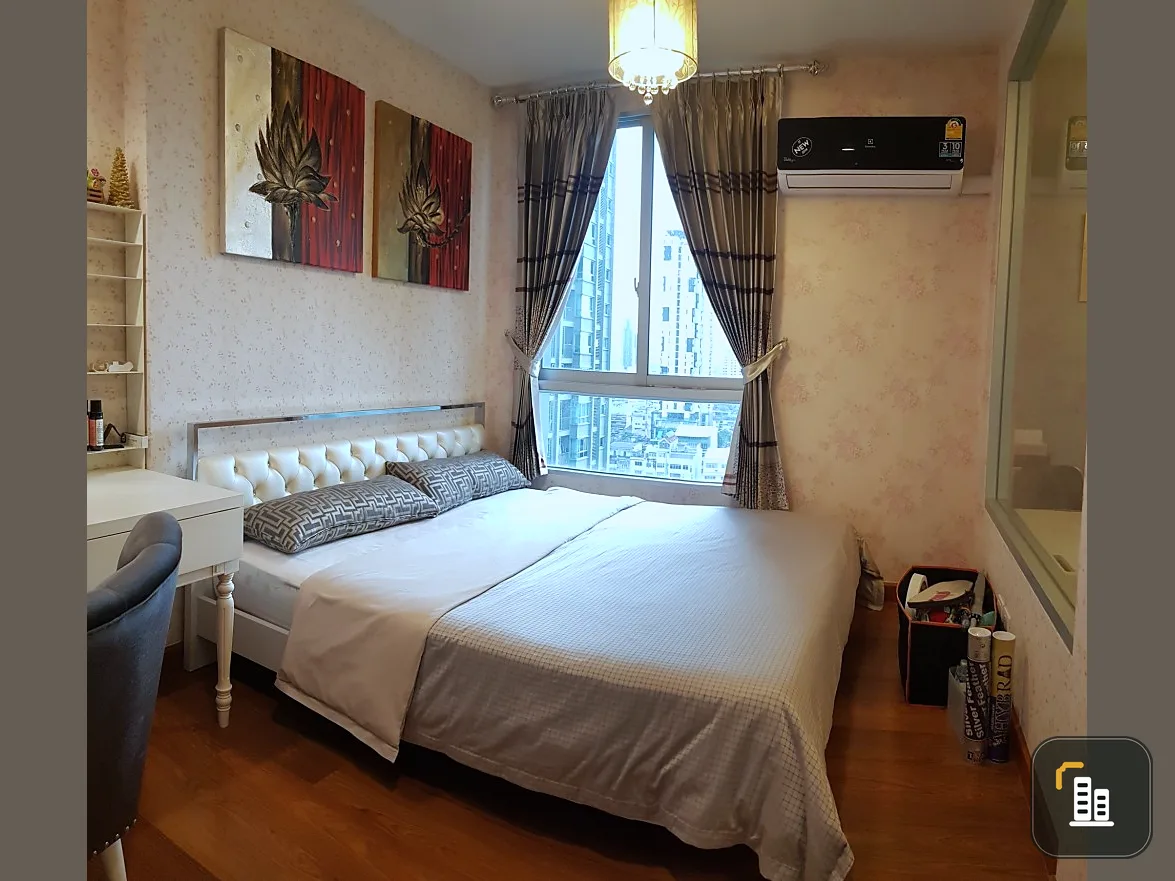 Condo for sale, The Parkland Ratchada-Thapa, 16th floor, high view, stick wallpaper in the whole room, you must not miss it.