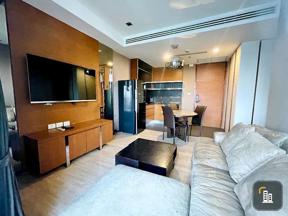 For rent, Ashton Morph, 38, 12th floor, see the Bang Krachao water curve, beautiful room, fully decorated. Ready to move in. Book now.