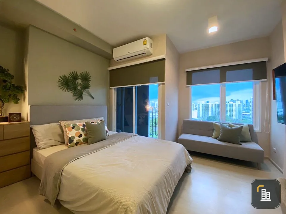 Condo for sale: Chapter One ECO Ratchada - Huaikwang, nice room, modern style, 12th floor, good price, book now