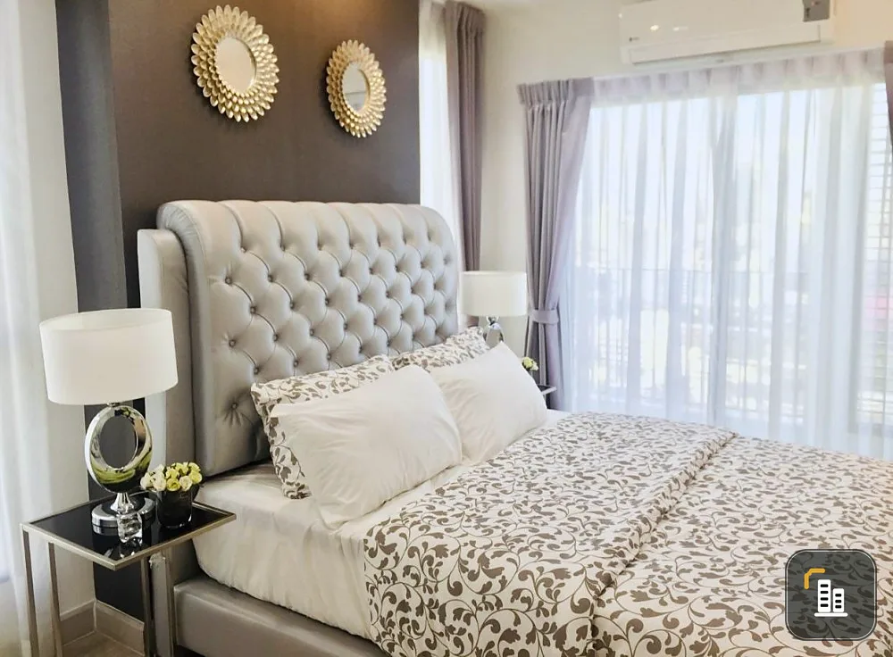 Condo for sale, rent, Ideo Mobi Rama 9, spacious, clean, furniture, equipment, electrical appliances, good location, urgent
