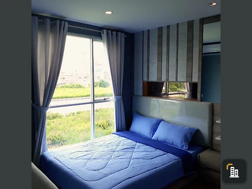 Condo for rent, Lumpini Place, Bangna Km. 3, nice room, fully furnished, 6th floor, good price, don't miss it