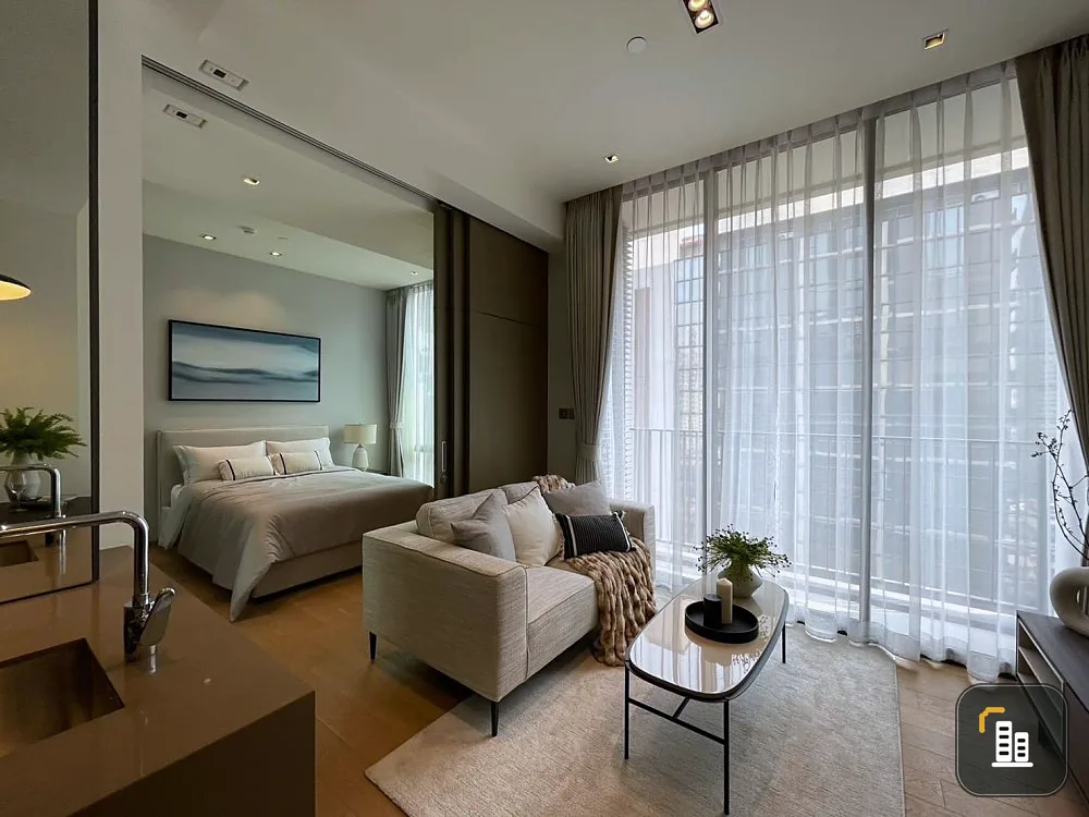 Condo for rent or sell, 28 Chidlom, 1 bedroom, 1 bathroom, size 39 sq m, 11th floor, fully furnished, ready to move in. Book now.