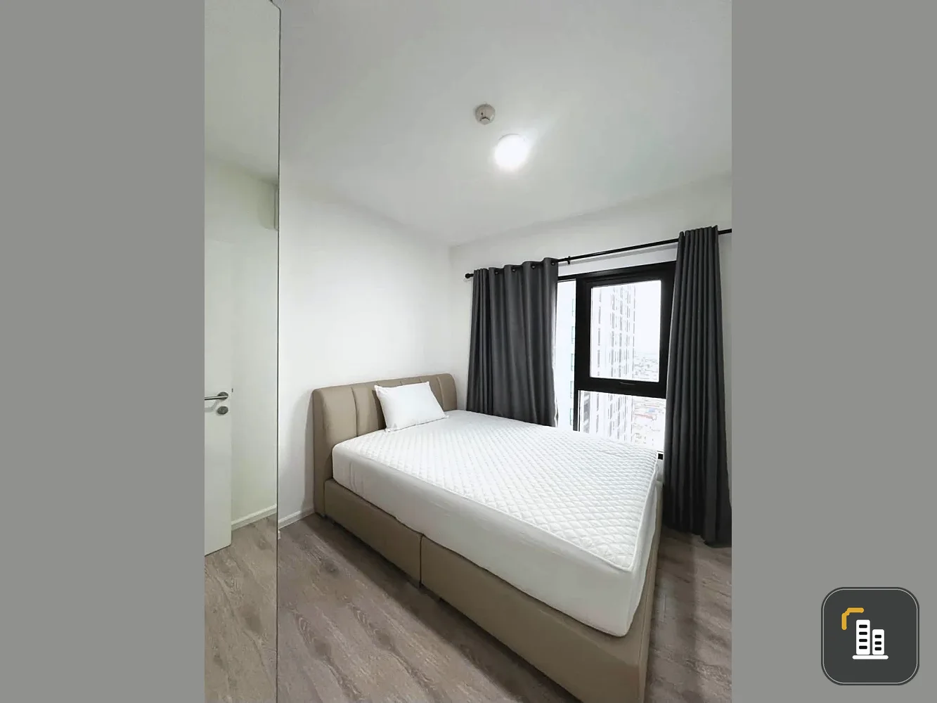 For sale, for rent, Kensington Sukhumvit-Theparak, 26th floor, corner room, good view, high floor, ready to move in, hurry and book now, don't miss ou