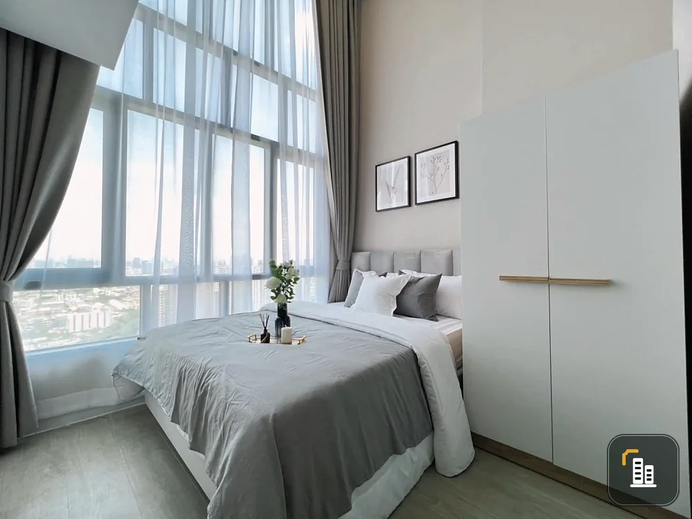 For rent, Metro Sky Prachachuen, nice decorated room. clean white tone comfortable price Hurry up to reserve it quickly.