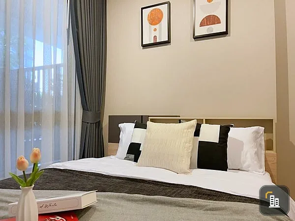 For rent, Metro Sky Prachachuen, ready to move in room Nice big bed, nice sofa, complete in one place, hurry up and move.