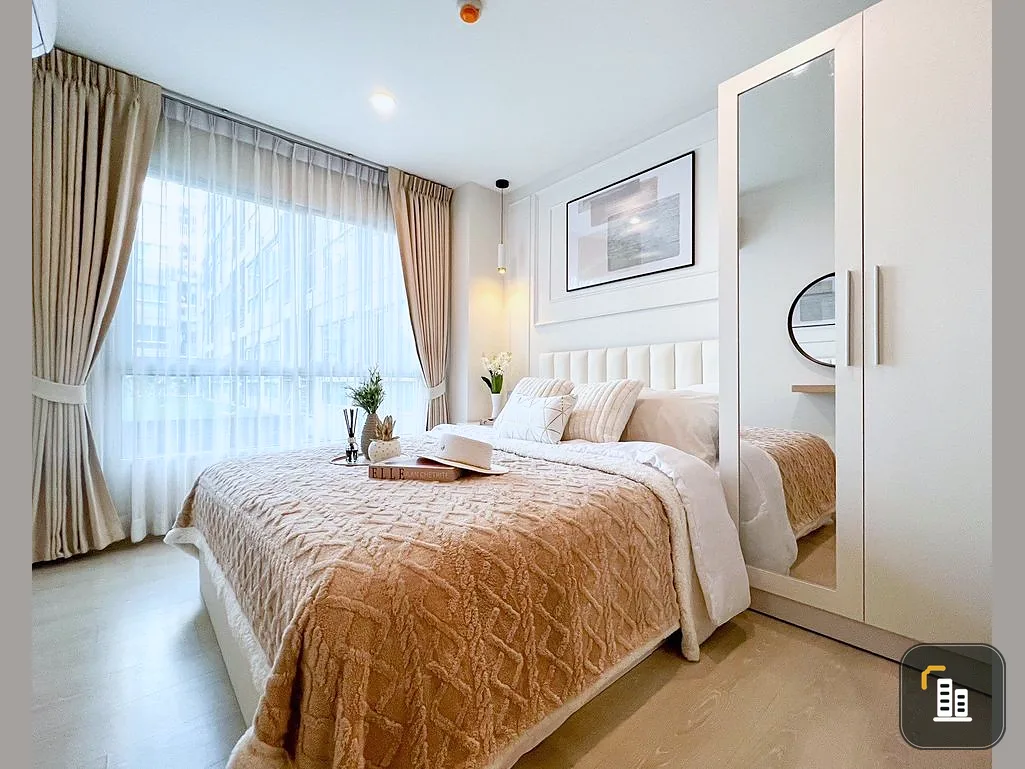 Condo for sale, The Kith Plus, Sukhumvit 113, nice room, delicately decorated, fully furnished, good price, book now.