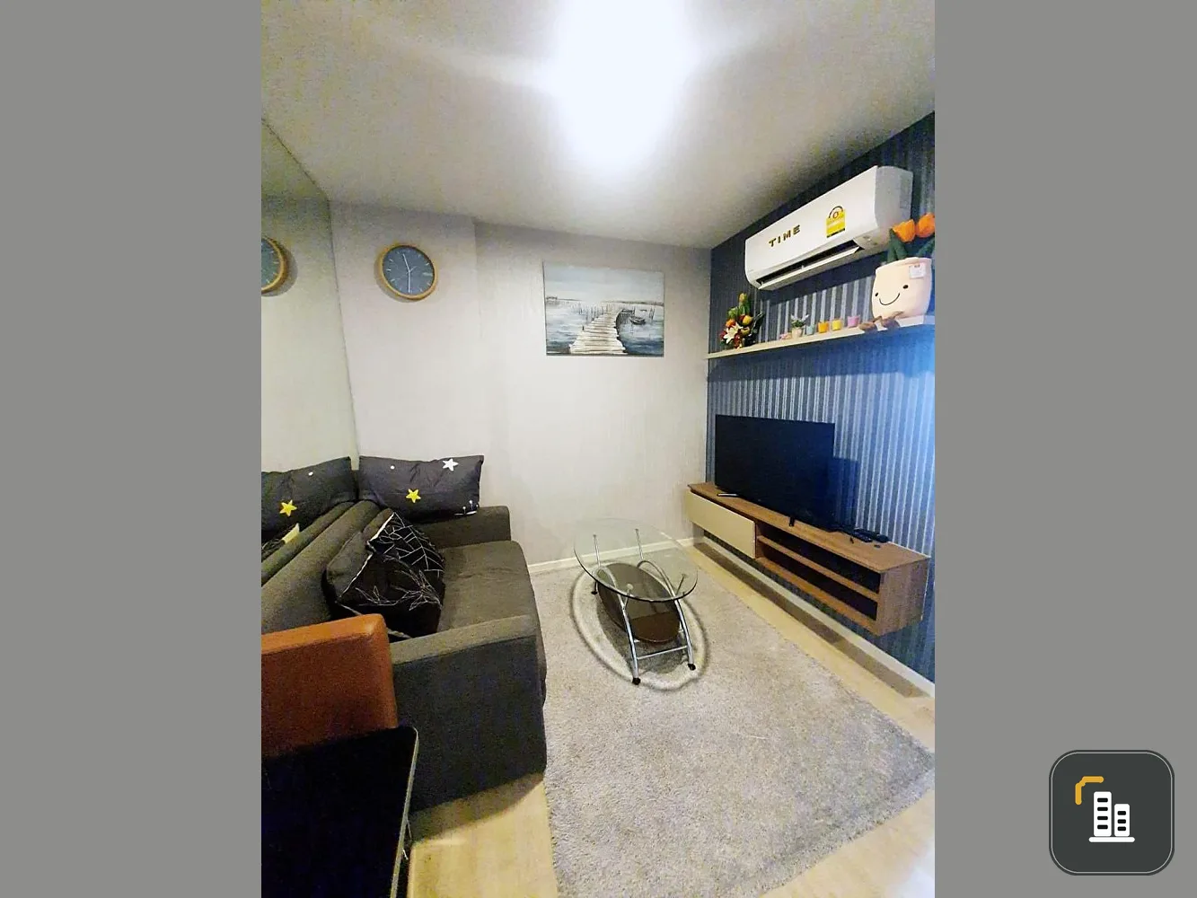 Kave condo for rent, very good position, unblocked view, beautiful decoration, complete with everything Hurry up to reserve.