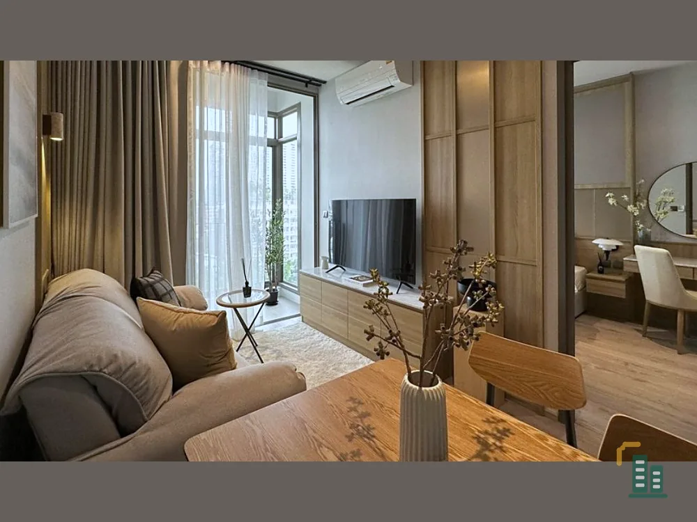Sell, rent, Rhythm ekkamai estate, 1 bedroom, 1 bathroom, looks like a style, very warm, fully furnished, open view, book now