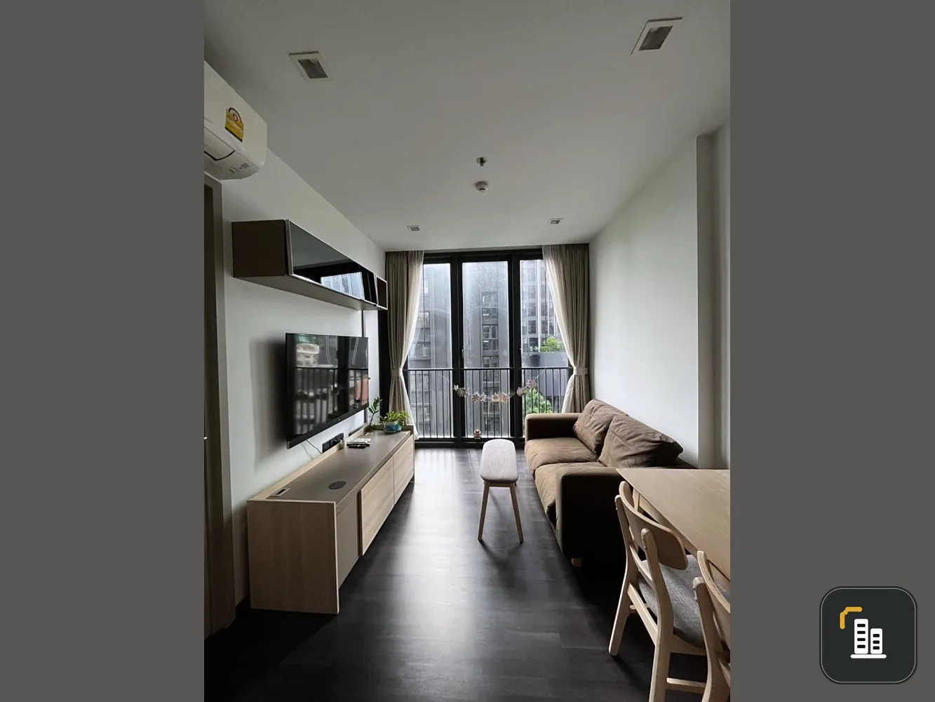 Condo for rent, The Line Asoke - Ratchada, nice room, modern style, fully furnished, good price, don't miss it.
