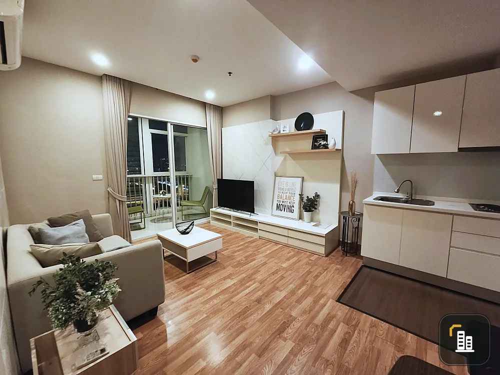 Condo for rent The Coast Bangkok, Sukhumvit - Bangna, nice room, well proportioned, fully furnished, good price, hurry to book