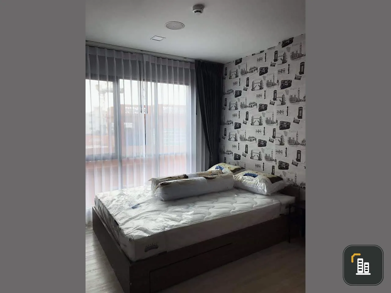 For rent!! Cave Condo for rent, Building B, 5th floor, cutely decorated, wallpapered throughout the room, ready to move in. Book now!!