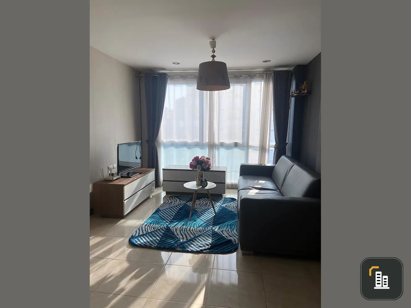 Sale, rent, Design Condo Ratchada, 1 bedroom, 1 bathroom, fully furnished, ready to book.