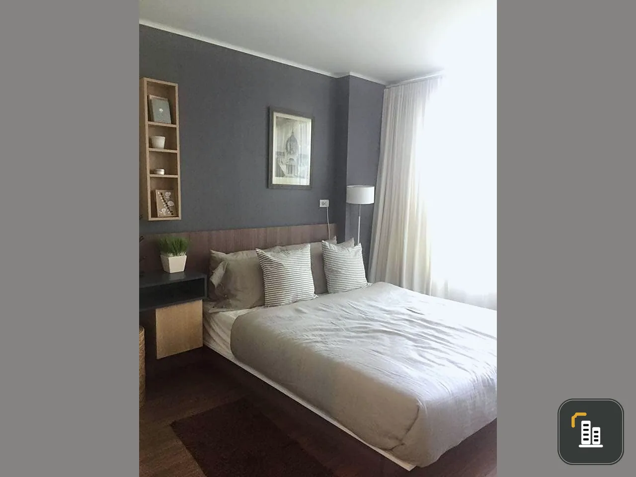Condo for sale U-Delight @Huamak Station, ready to move in decoration room Good wallpaper Hurry up to own it.