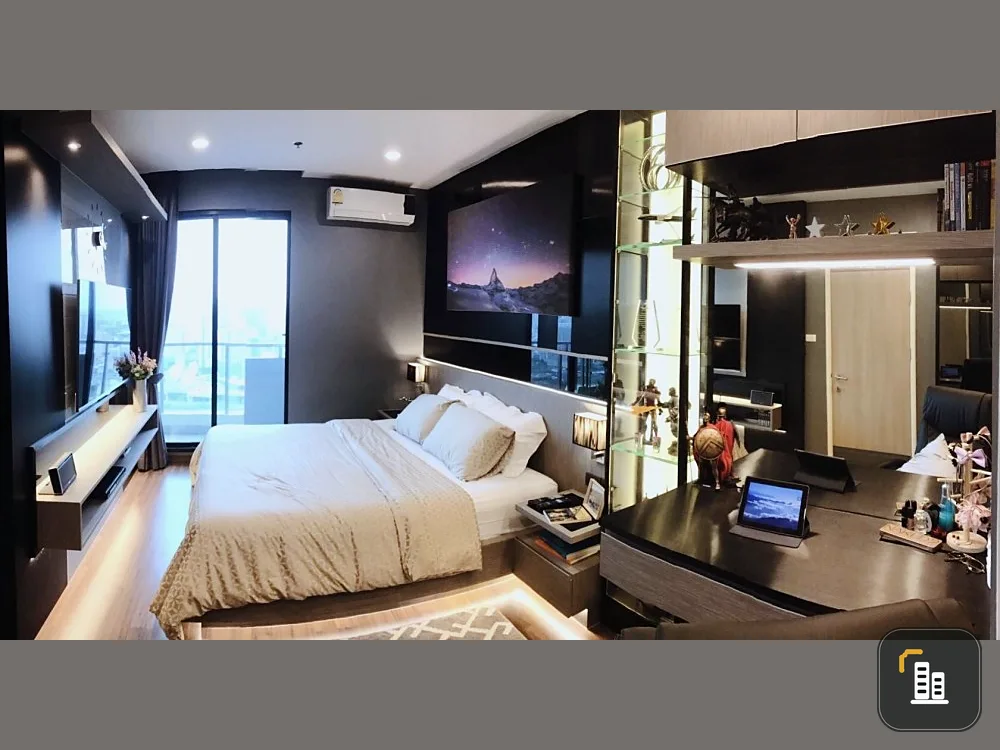 Condo for rent, Supalai Premier @ Asoke, fully furnished room. Just carry the bag and move in. Hurry up.