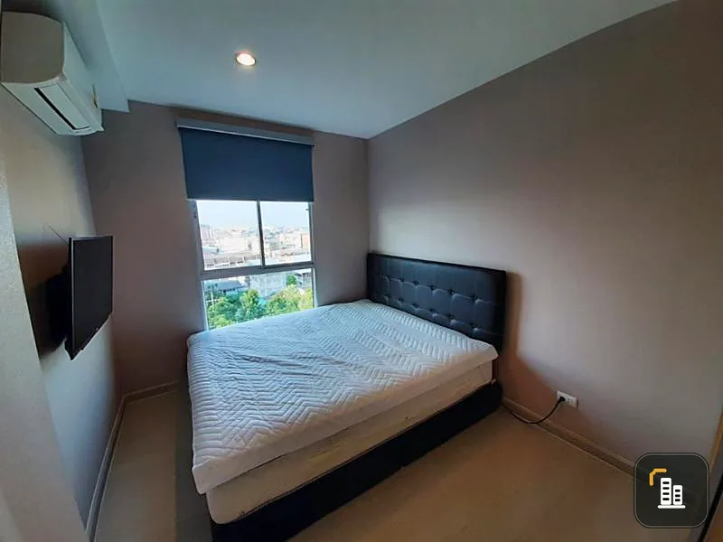 For rent or sale, Plum Condo Chokchai 4, open to a high angle view without obstacles, beautifully decorated room, most convenient, ready to move in
