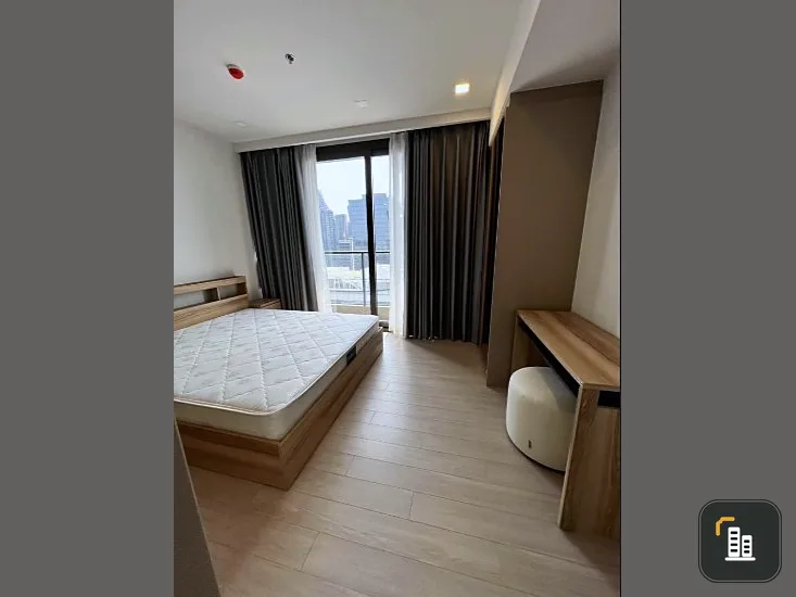 Condo for rent, One Nine Five Asoke-Rama 9, complete with electrical appliances, high floor, very good view, don't wait