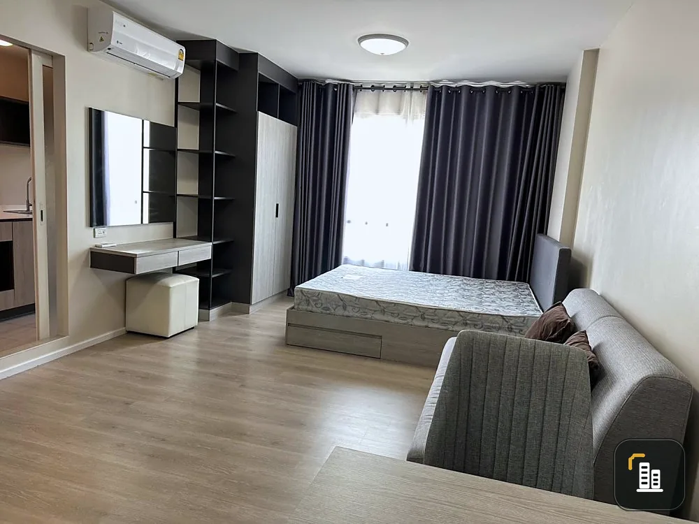 Selling D Condo, Campus Dome, Rangsit, Phase 3, Building A, 4th floor, ready to move in. Book now, don't wait.
