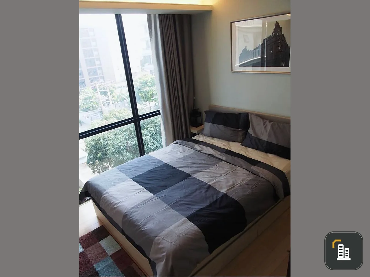 For rent, Socio Ruamrudee, 1 bedroom, good view, fully furnished ready to move in If interested, hurry up to reserve before you miss it.