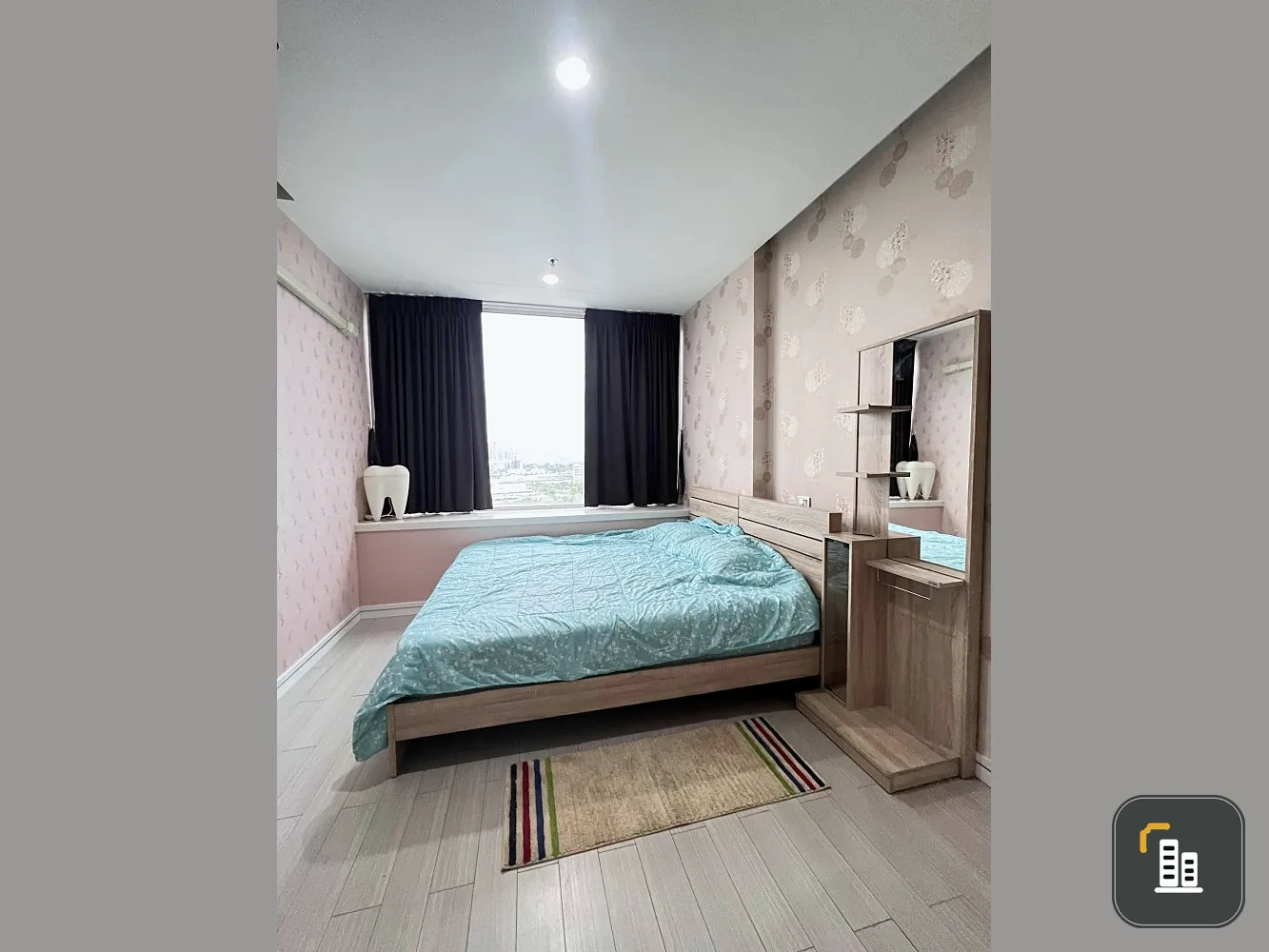 Condo for rent, TC Green, north, 15th floor, very beautiful view, spacious room, very livable, can't reserve anymore, hurry up.