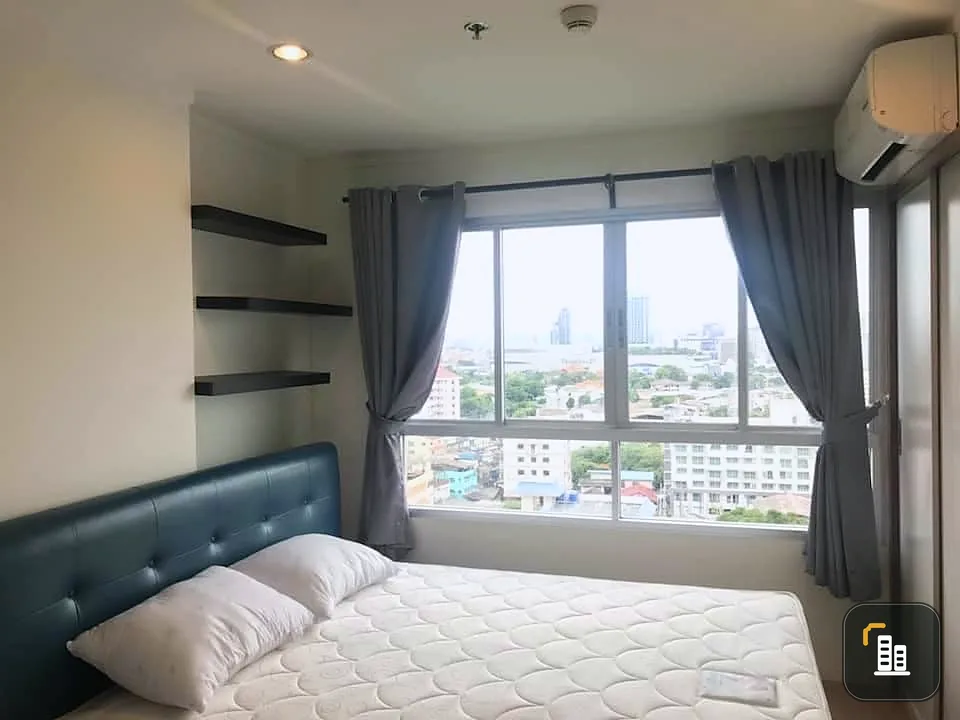 For rent, Lumpini Ville Naklua-Wongamat, nice room, double bed, fully furnished, very good price, don't miss it