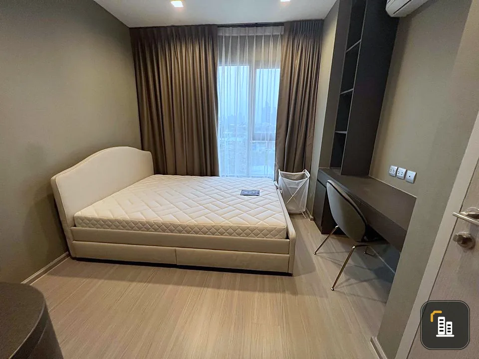 Condo for rent, Life Sukhumvit 62, 2 bedrooms, 2 bathrooms, fully furnished + electrical appliances, book now.