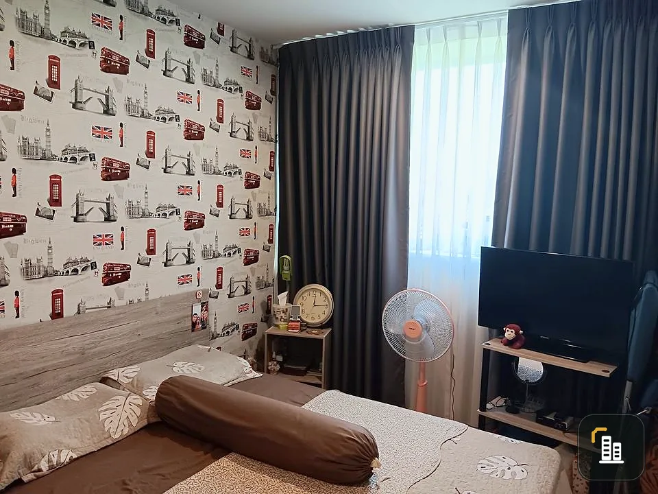 Zelle Rattanathibet condo for sale, 1 bedroom, 1 bathroom, ready to move in Tight wallpaper. Book now.