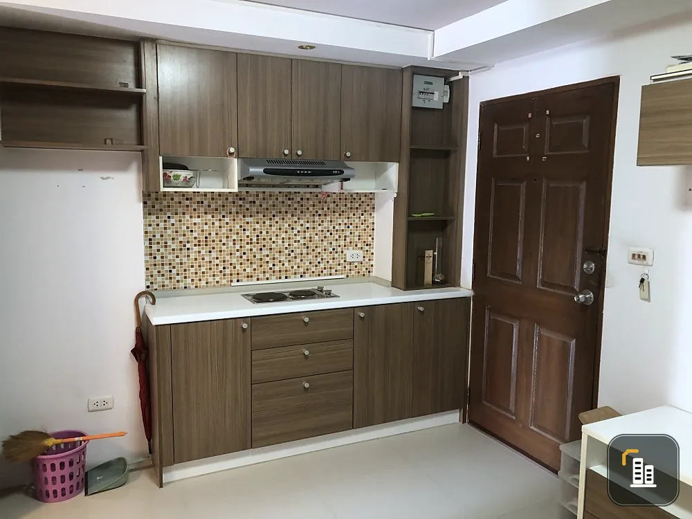Condo for sale, Champs Elysees Chaengwattana, 4th floor, Building B, empty room, plus big air conditioner, affordable price, miss it and you will regr
