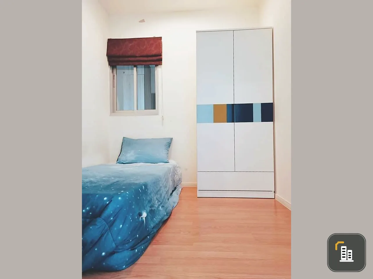 For sale: Lumpini Ville On Nut 46, spacious room, decorated with wallpaper, very livable. Complete with electrical appliances. Hurry and reserve quick