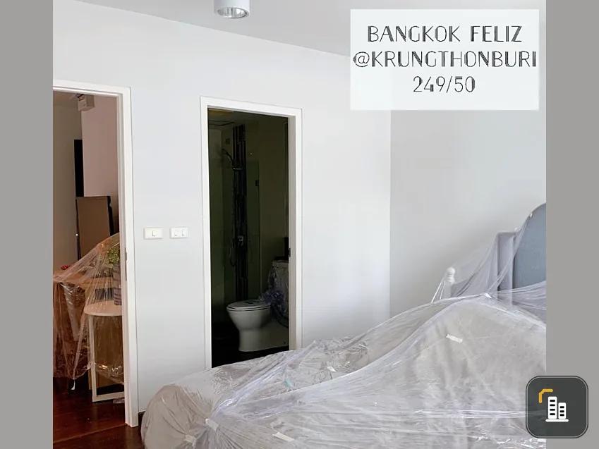 For rent!! Condo Bangkok Feliz Krungthonburi Private Condominium, quiet, very private. Book now!!